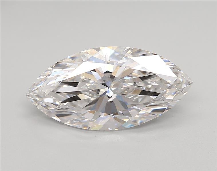 4.29ct E VVS2 Rare Carat Ideal Cut Marquise Lab Grown Diamond