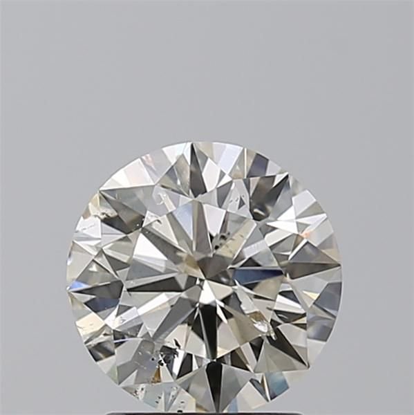 1.70ct J SI2 Rare Carat Ideal Cut Round Diamond