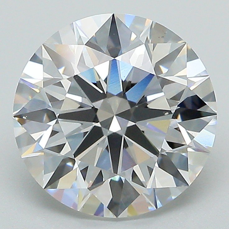 3.08ct E VS1 Rare Carat Ideal Cut Round Lab Grown Diamond