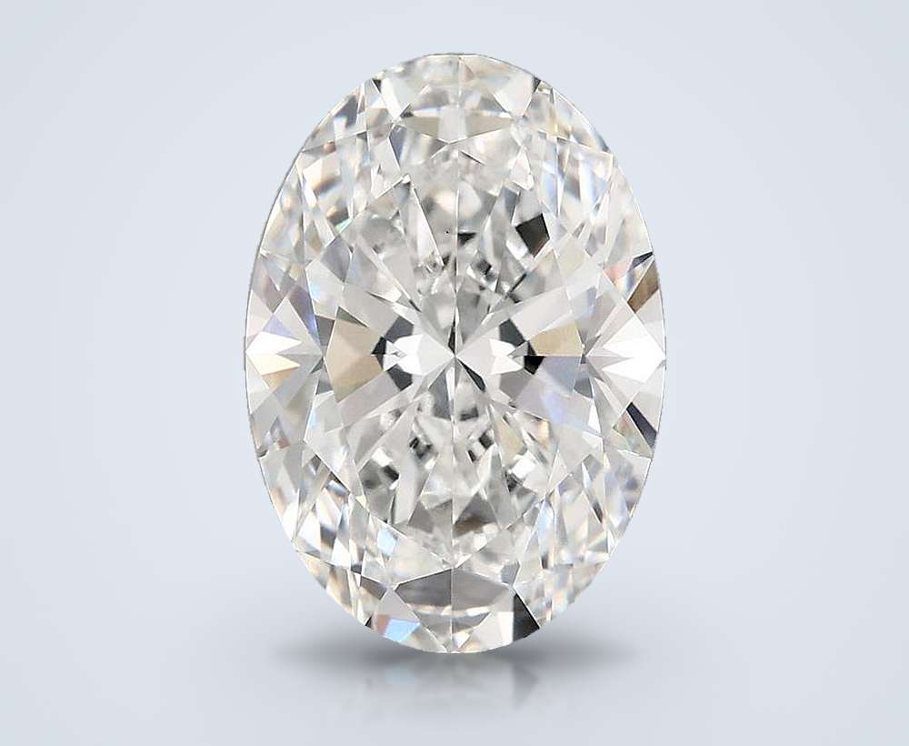 4.44 Carat Oval Lab Diamond