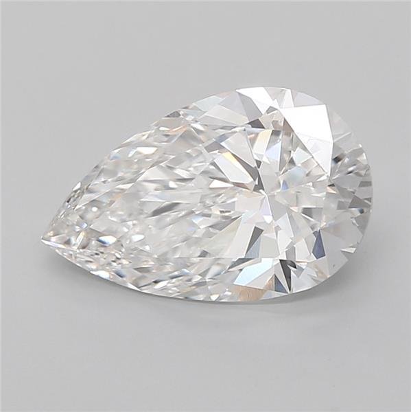 3.00 Carat Pear Lab Diamond