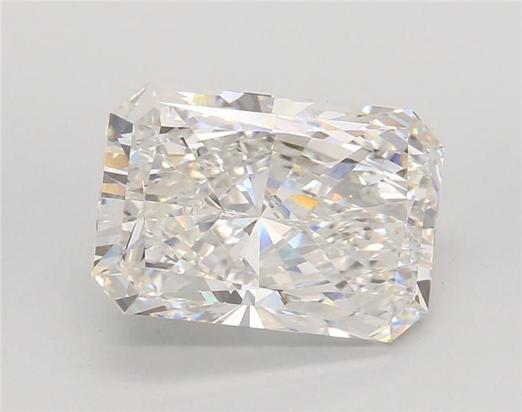 5.57ct F VVS2 Rare Carat Ideal Cut Radiant Lab Grown Diamond