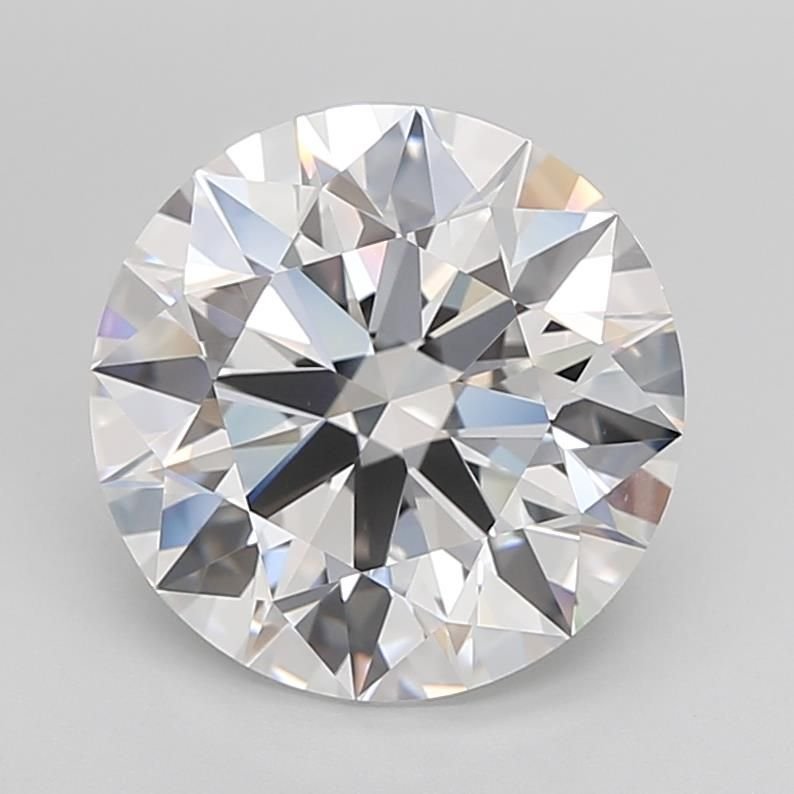 6.18ct E VVS1 Rare Carat Ideal Cut Round Lab Grown Diamond