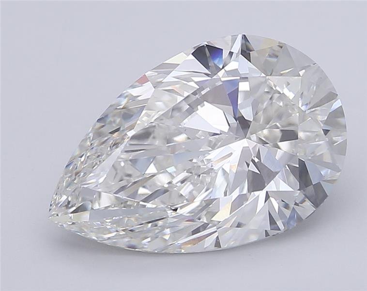 11.36ct F VS1 Rare Carat Ideal Cut Pear Lab Grown Diamond