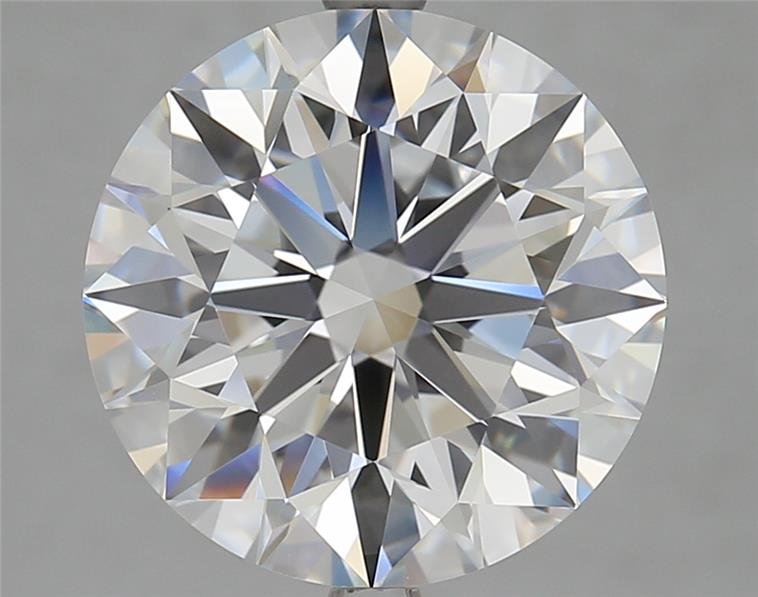 6.53ct F VVS2 Ideal Cut Round Lab Grown Diamond