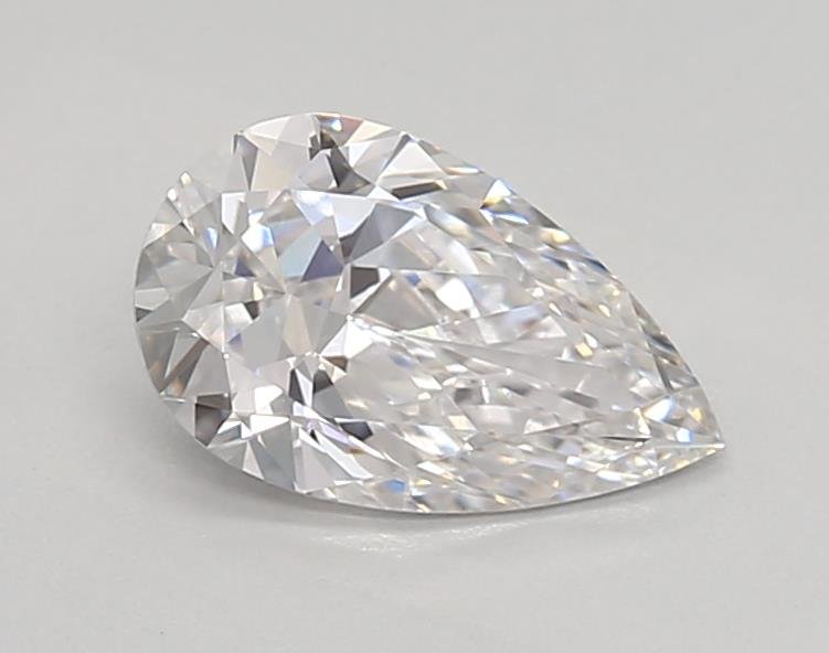 0.90ct D VVS2 Rare Carat Ideal Cut Pear Lab Grown Diamond