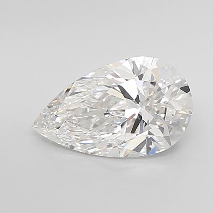 2.53ct F VVS2 Rare Carat Ideal Cut Pear Lab Grown Diamond