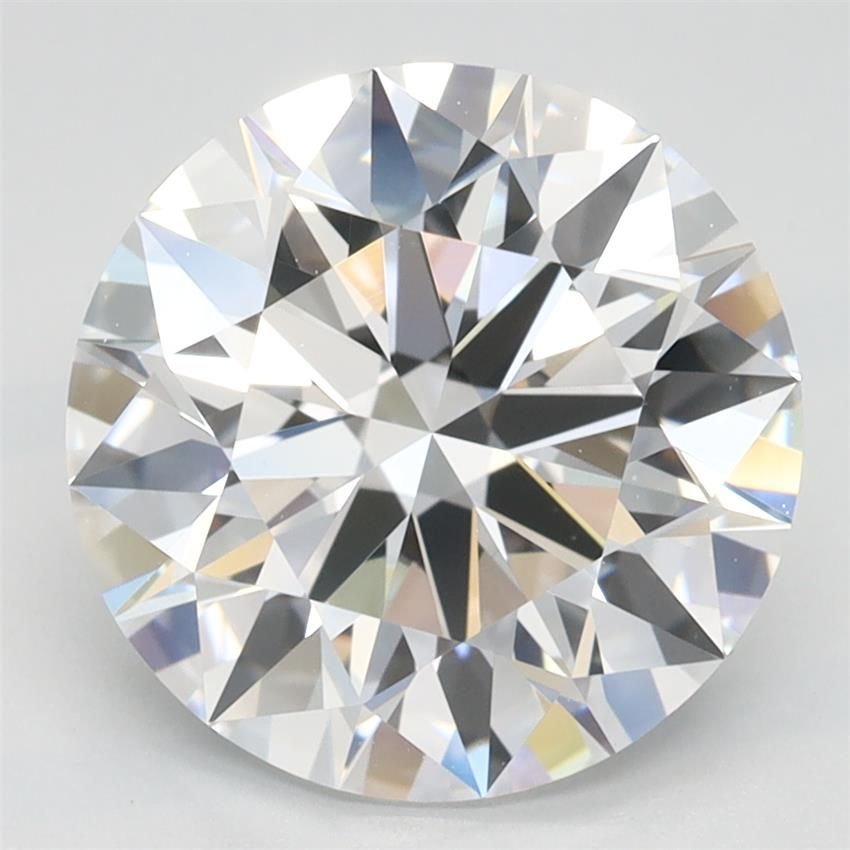 3.28ct D IF Rare Carat Ideal Cut Round Lab Grown Diamond