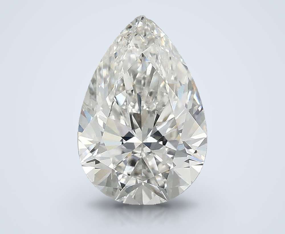 2.00 Carat Pear Lab Diamond