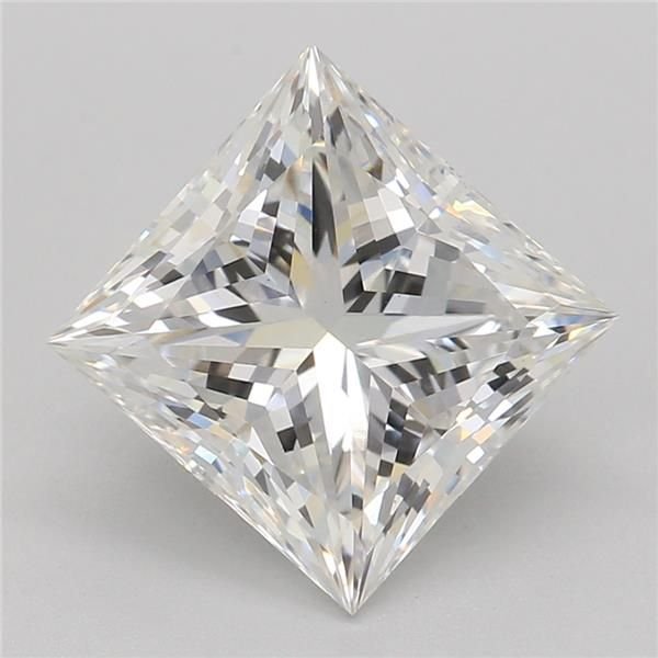 2.01ct F VS1 Rare Carat Ideal Cut Princess Lab Grown Diamond