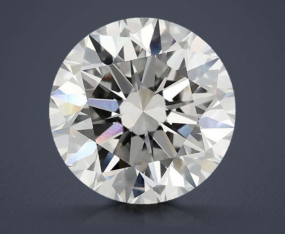 3.08 Carat Round Lab Diamond