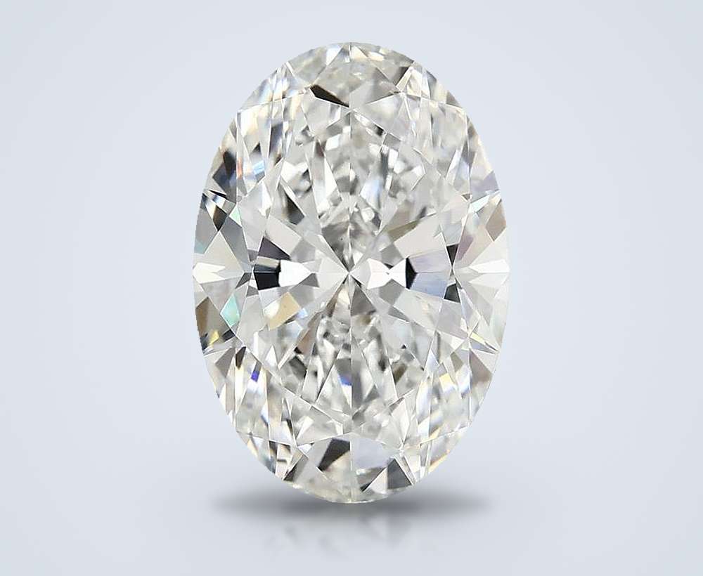 3.85 Carat Oval Lab Diamond