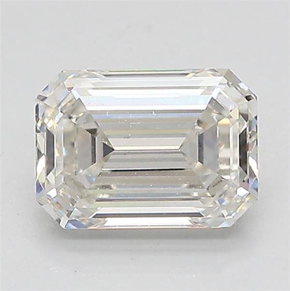 1.52ct H VS1 Rare Carat Ideal Cut Emerald Lab Grown Diamond