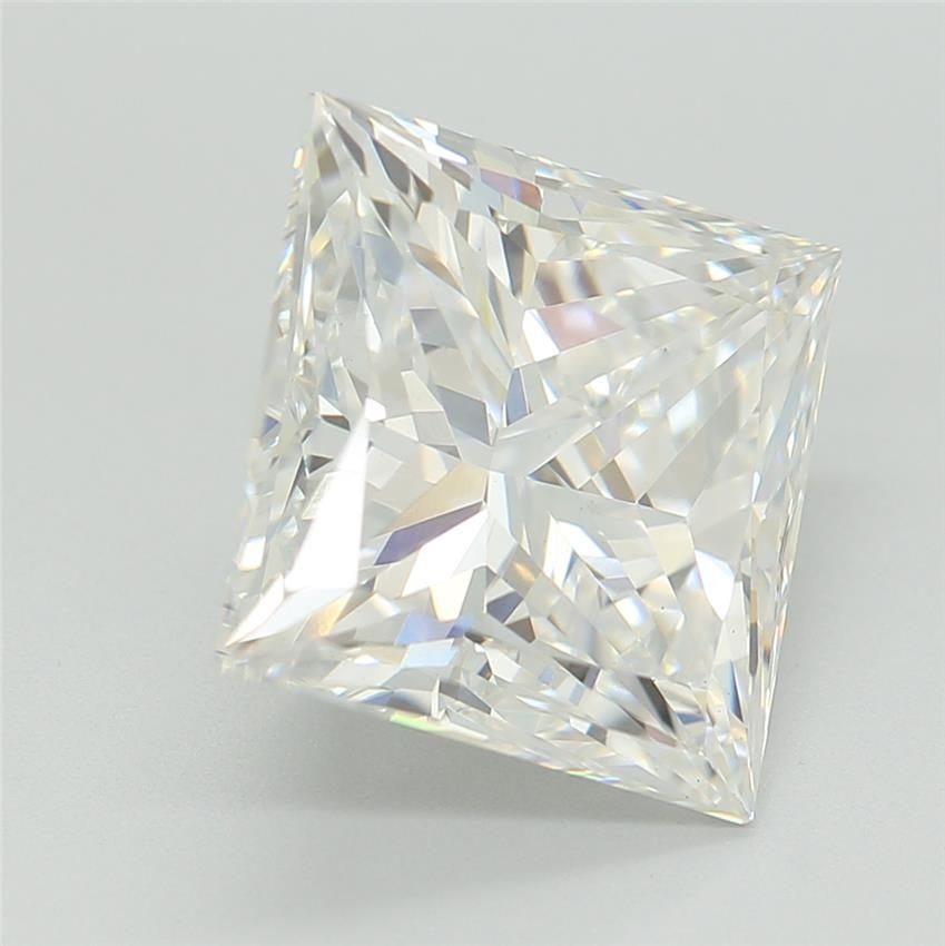 3.06ct E VS1 Rare Carat Ideal Cut Princess Lab Grown Diamond