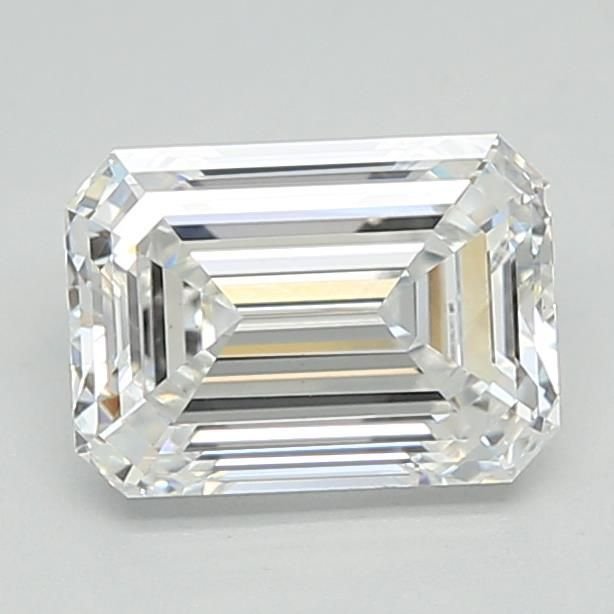 1.55ct E VS1 Rare Carat Ideal Cut Emerald Lab Grown Diamond
