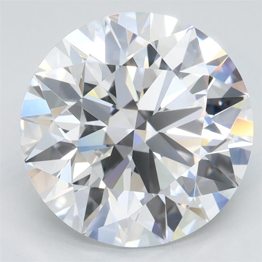 3.19ct D IF Rare Carat Ideal Cut Round Lab Grown Diamond