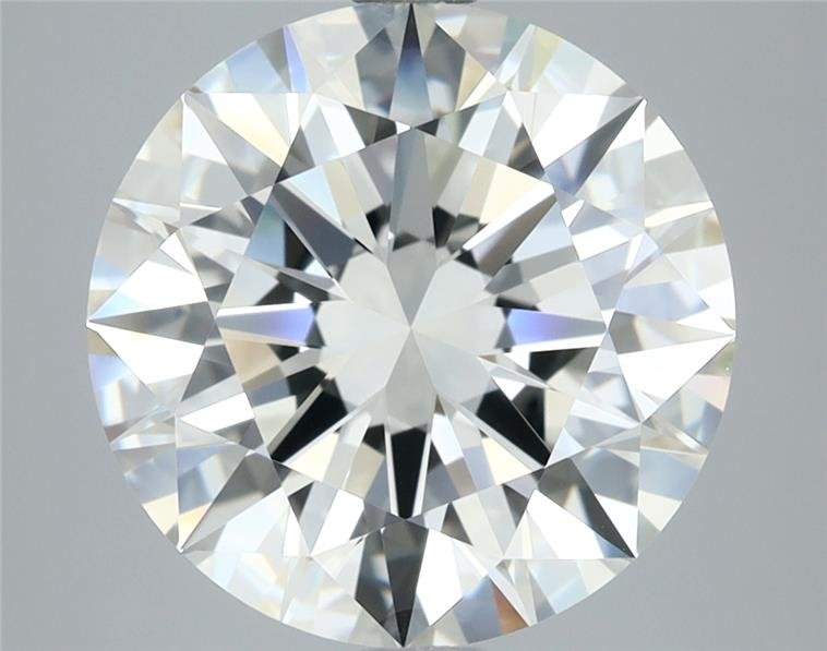 5.02ct H IF Rare Carat Ideal Cut Round Diamond