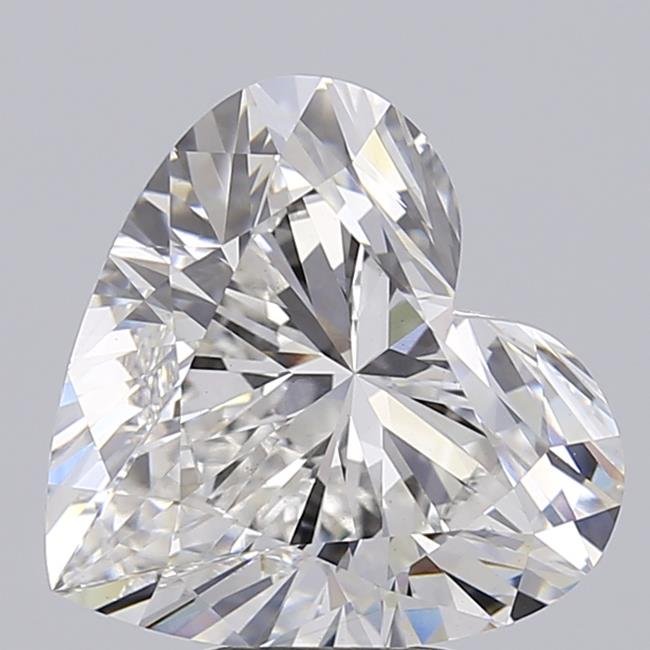 7.00ct F VS1 Rare Carat Ideal Cut Heart Lab Grown Diamond