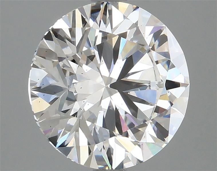 3.36ct F SI1 Rare Carat Ideal Cut Round Lab Grown Diamond