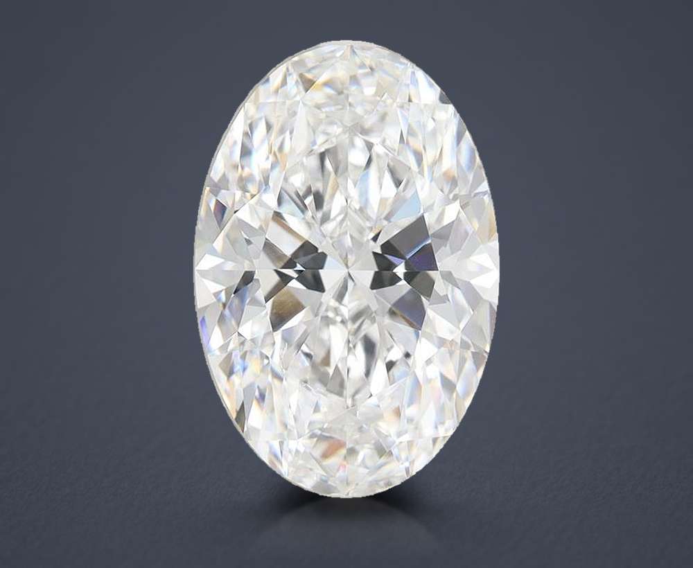 5.36 Carat Oval Lab Diamond
