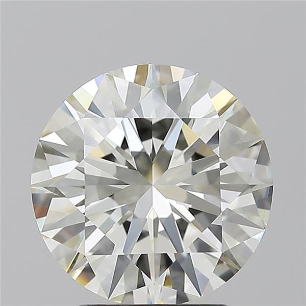 3.01ct J IF Rare Carat Ideal Cut Round Diamond