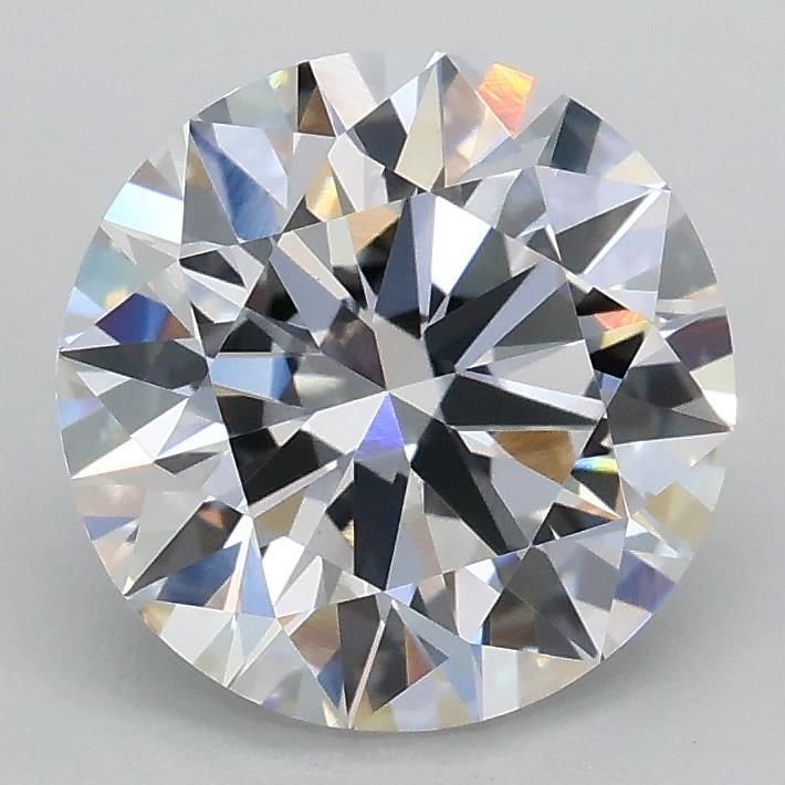 2.01ct D VVS2 Rare Carat Ideal Cut Round Lab Grown Diamond