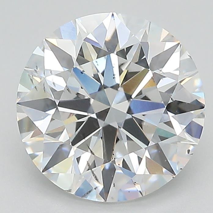 2.41ct E SI2 Rare Carat Ideal Cut Round Lab Grown Diamond