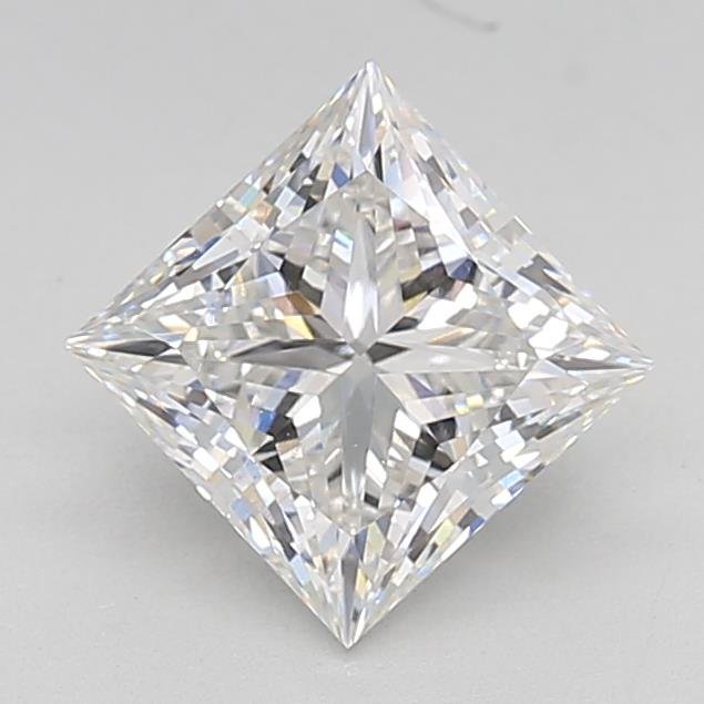 2.06ct F VS1 Rare Carat Ideal Cut Princess Lab Grown Diamond