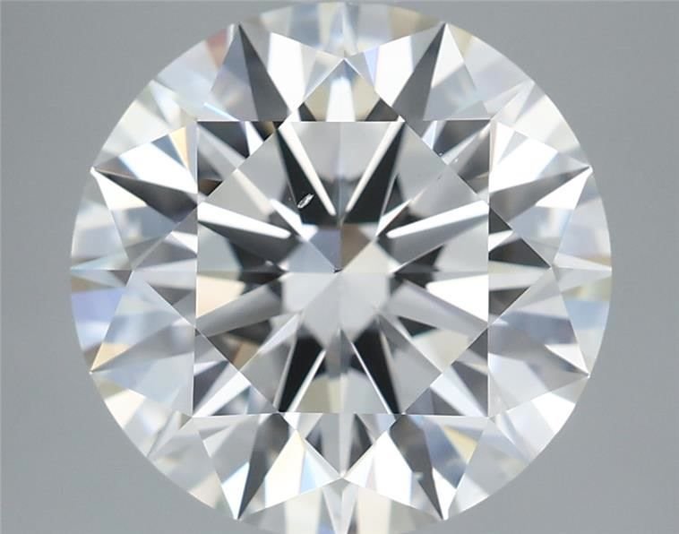 5.08ct G VS2 Rare Carat Ideal Cut Round Diamond