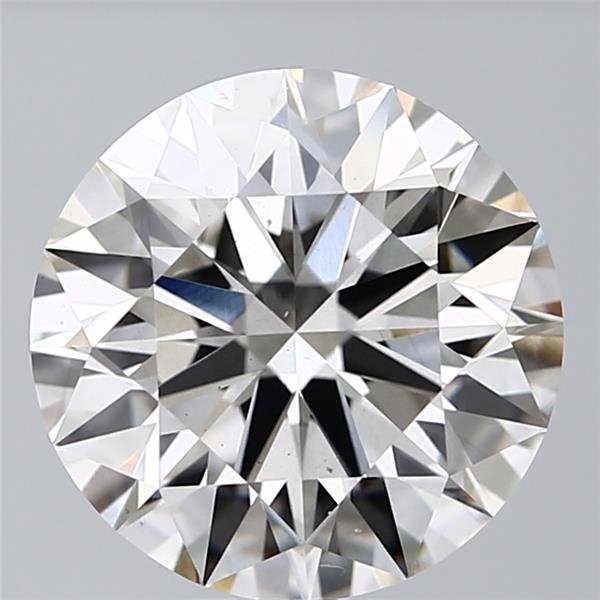 5.10ct H VS2 Rare Carat Ideal Cut Round Lab Grown Diamond