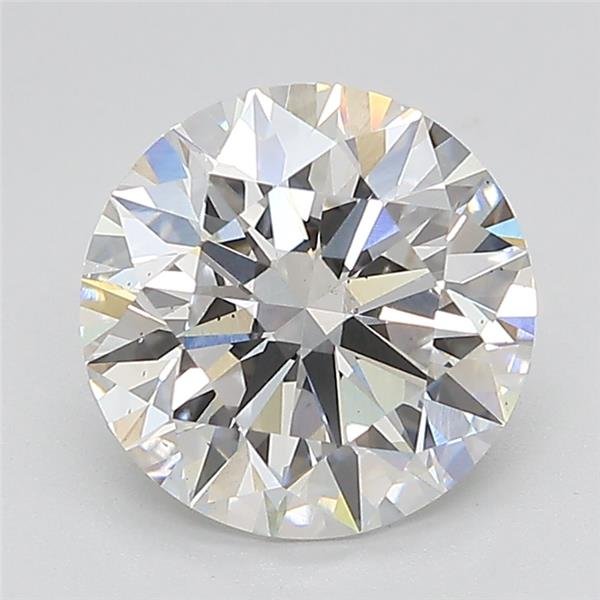 2.38ct F VS2 Rare Carat Ideal Cut Round Lab Grown Diamond