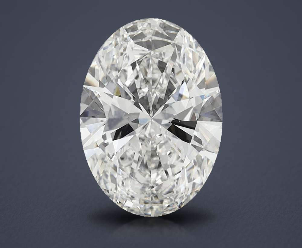 8.04 Carat Oval Lab Diamond