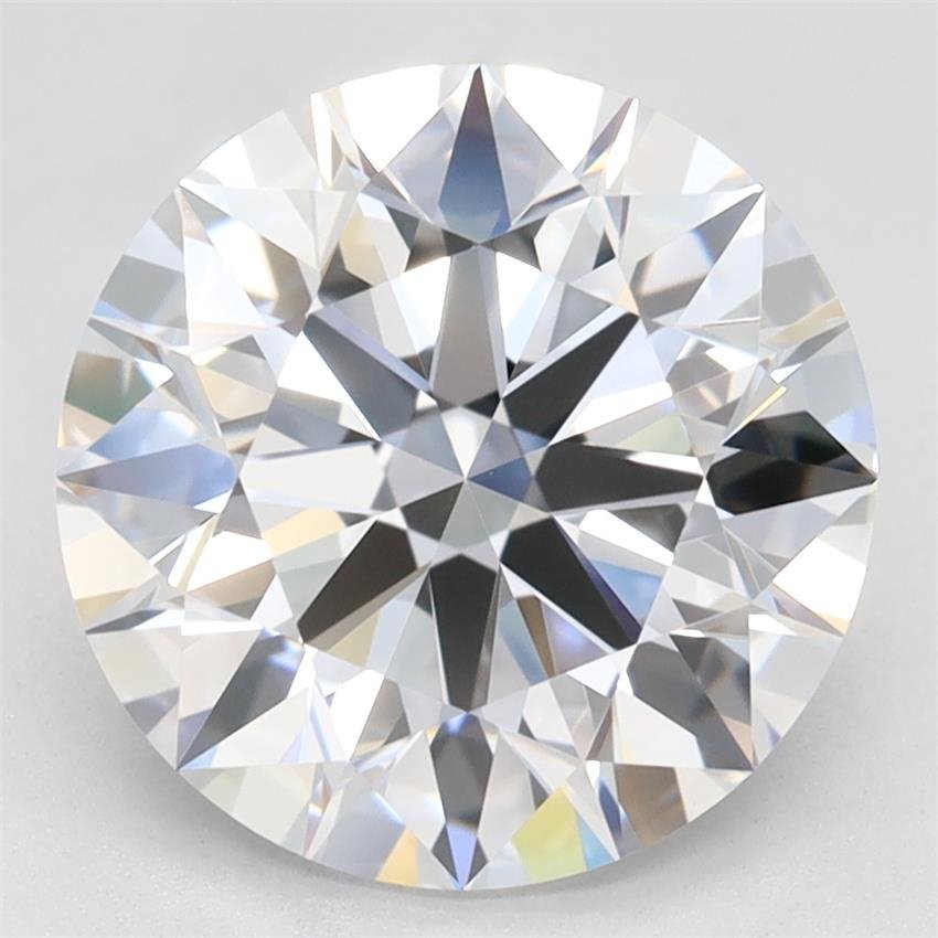 3.23ct D VVS1 Rare Carat Ideal Cut Round Lab Grown Diamond