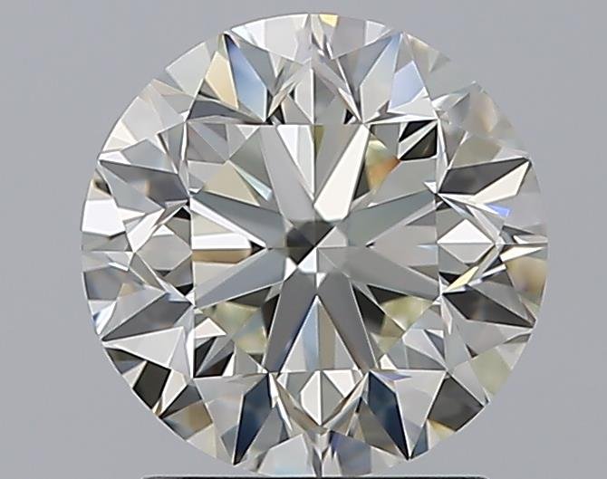 2.01ct K VVS2 Very Good Cut Round Diamond