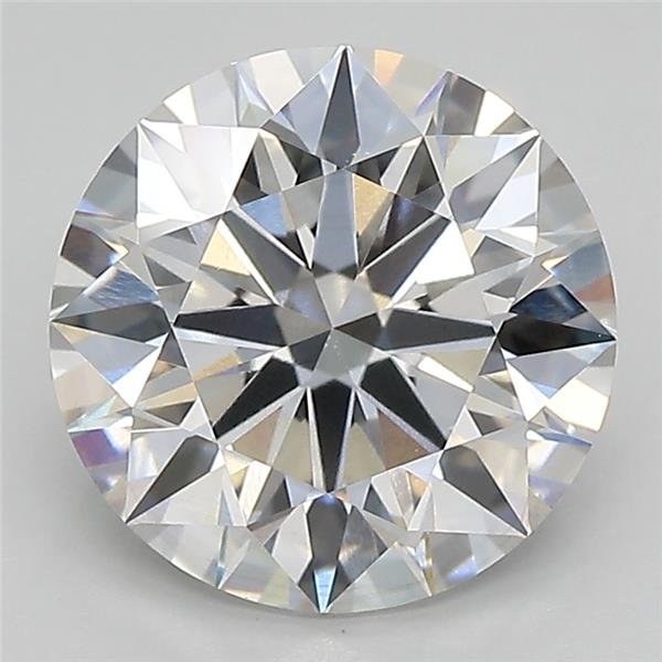 2.71ct F VVS2 Rare Carat Ideal Cut Round Lab Grown Diamond