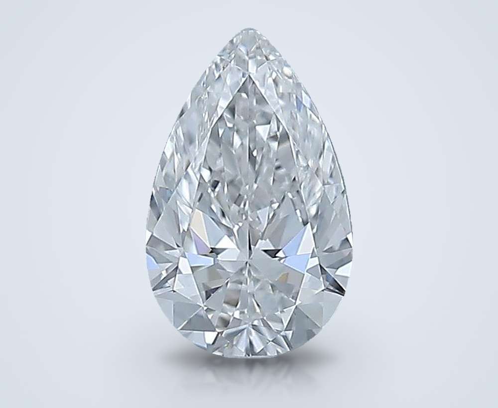 0.60 Carat Pear Natural Diamond