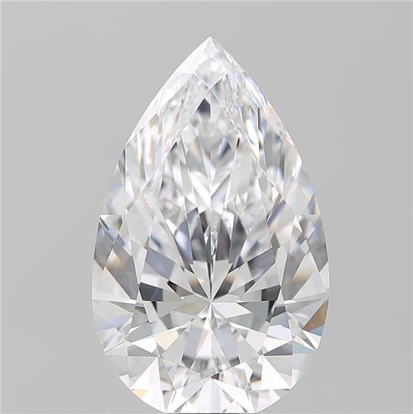 10.27ct D FL Rare Carat Ideal Cut Pear Diamond