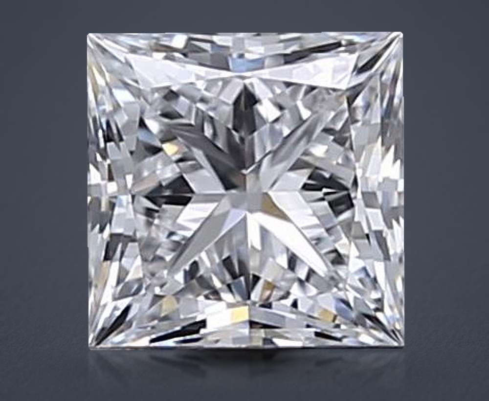 0.54 Carat Princess Lab Diamond