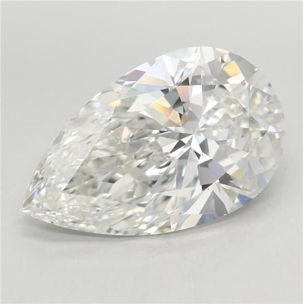 7.08 Carat Pear Lab Diamond
