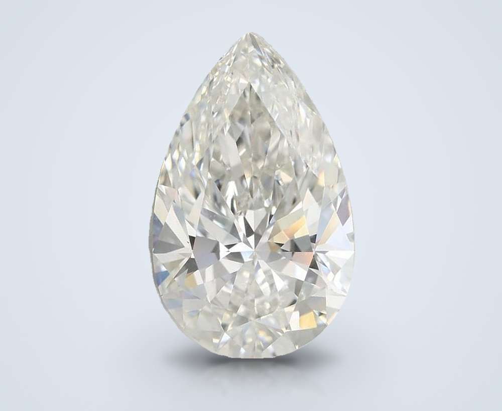 7.08 Carat Pear Lab Diamond