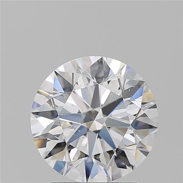 2.28ct D SI1 Rare Carat Ideal Cut Round Diamond