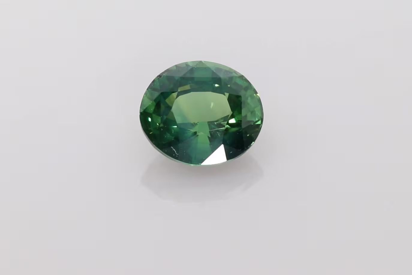2.17 Carat Teal Oval Sapphire