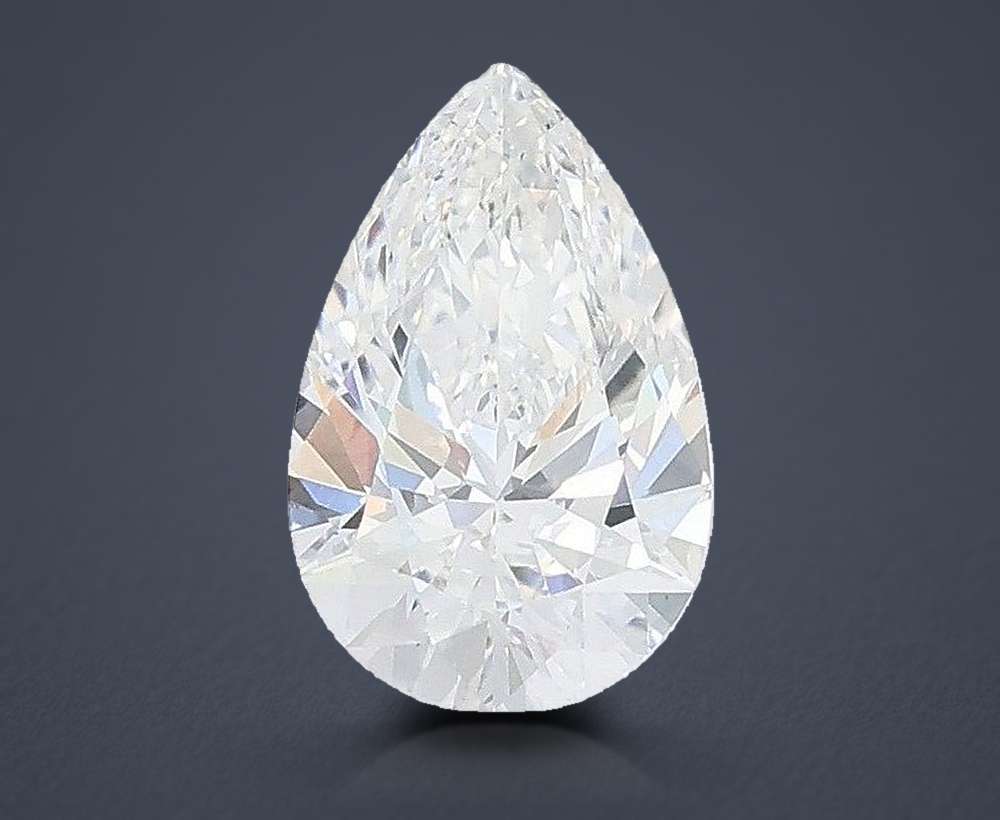 1.00 Carat Pear Lab Diamond