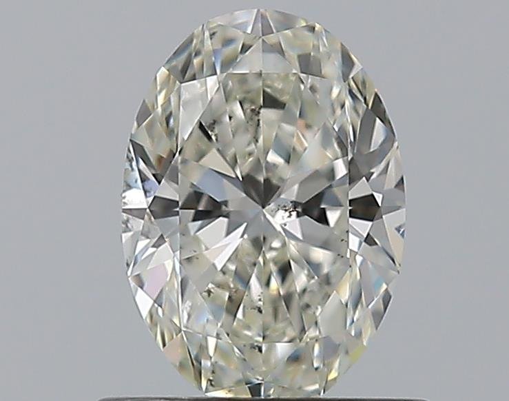 0.72ct J SI2 Excellent Cut Oval Diamond