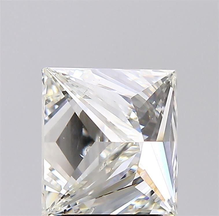 3.00ct K SI1 Rare Carat Ideal Cut Princess Diamond