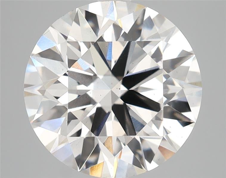 4.09ct H VS2 Rare Carat Ideal Cut Round Lab Grown Diamond