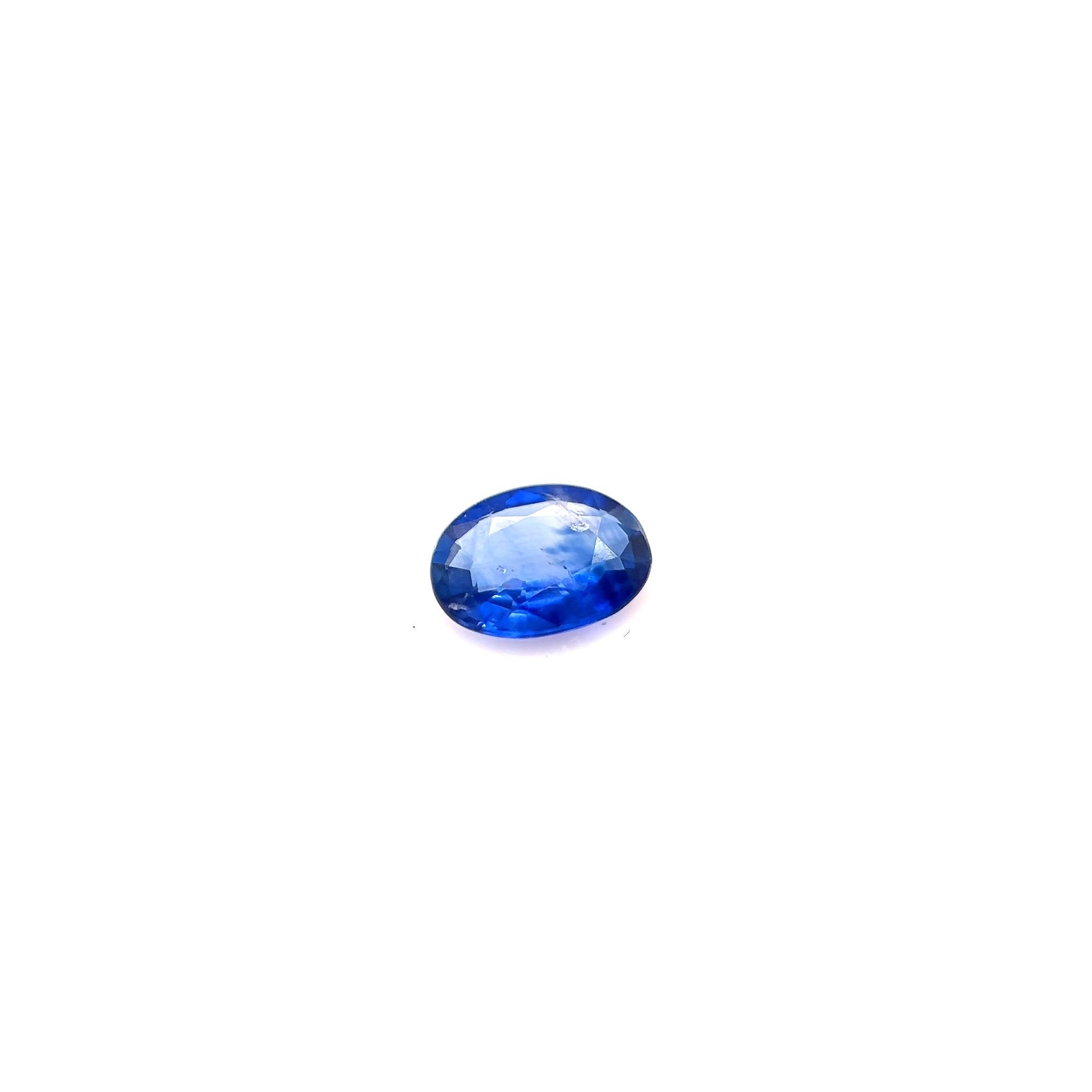 0.91 Carat Blue Oval Sapphire