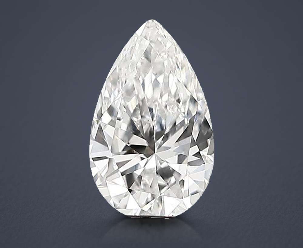 0.56 Carat Pear Lab Diamond