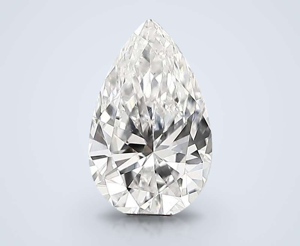 0.56 Carat Pear Lab Diamond
