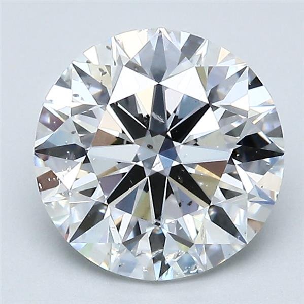 2.34ct D SI1 Rare Carat Ideal Cut Round Diamond